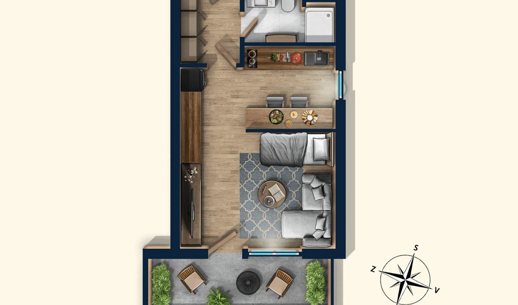 Prodej bytu 1+kk 35 m², Plzeň – náhled fotky 2