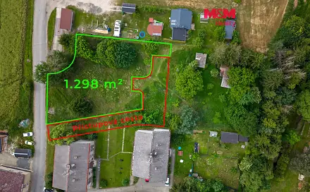 Prodej stavebního pozemku 1 298 m², Hrabišín, okres Šumperk