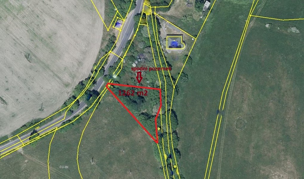 Prodej stavebního pozemku 1 550 m², Andělská Hora – náhled fotky 2