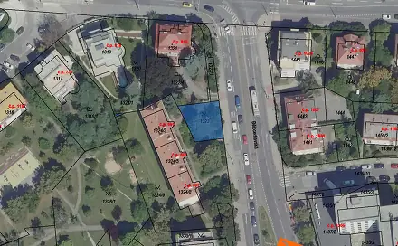Prodej stavebního pozemku 90 m², Praha 10