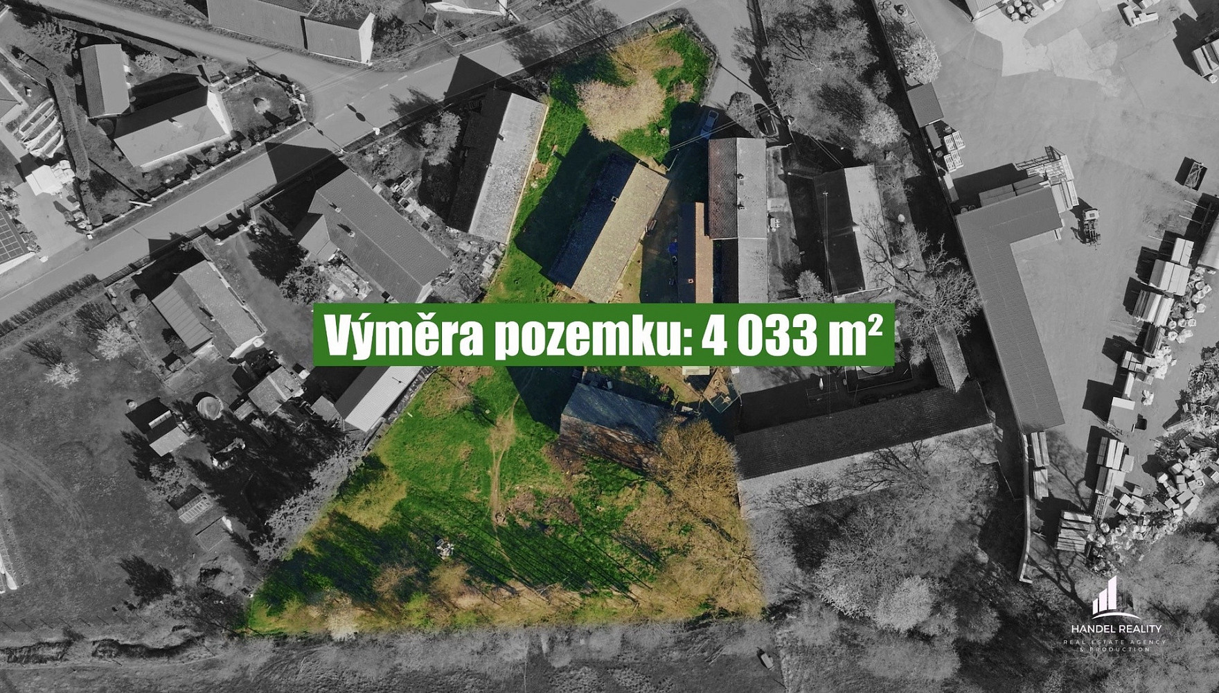 Prodej stavebního pozemku 4 033 m² – fotografie 4