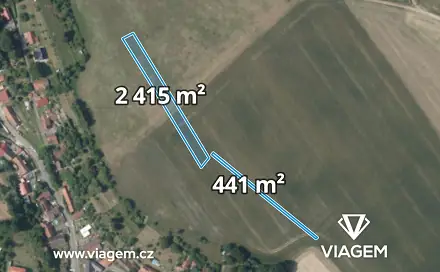Prodej pole 818 m², Církvice, okres Kolín
