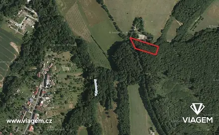 Prodej lesa 720 m², Lubná, okres Kroměříž