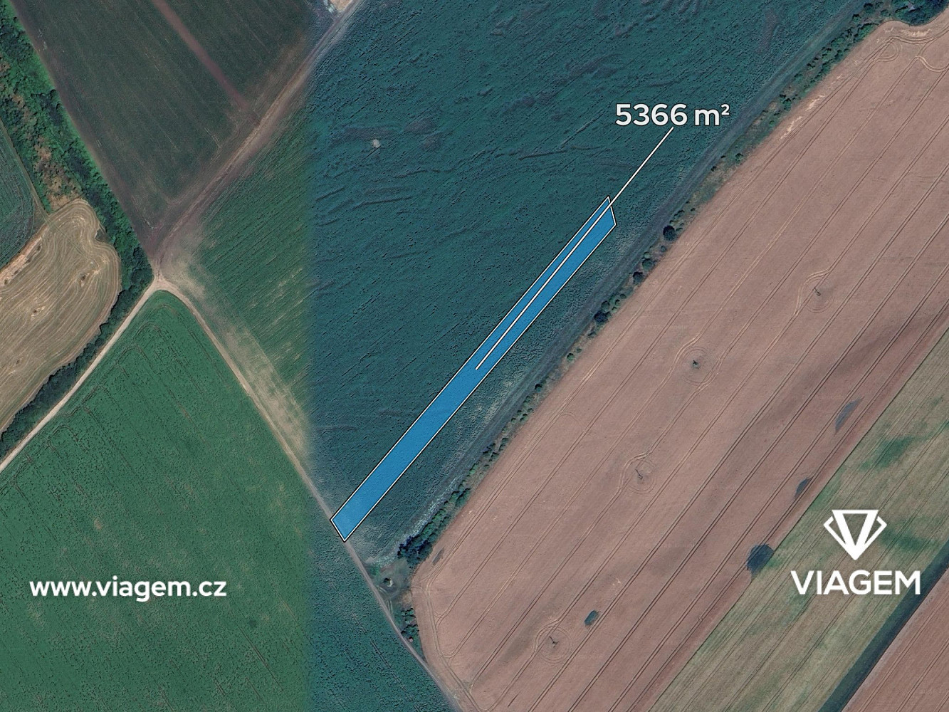 Prodej pole 5 366 m² – fotografie 2