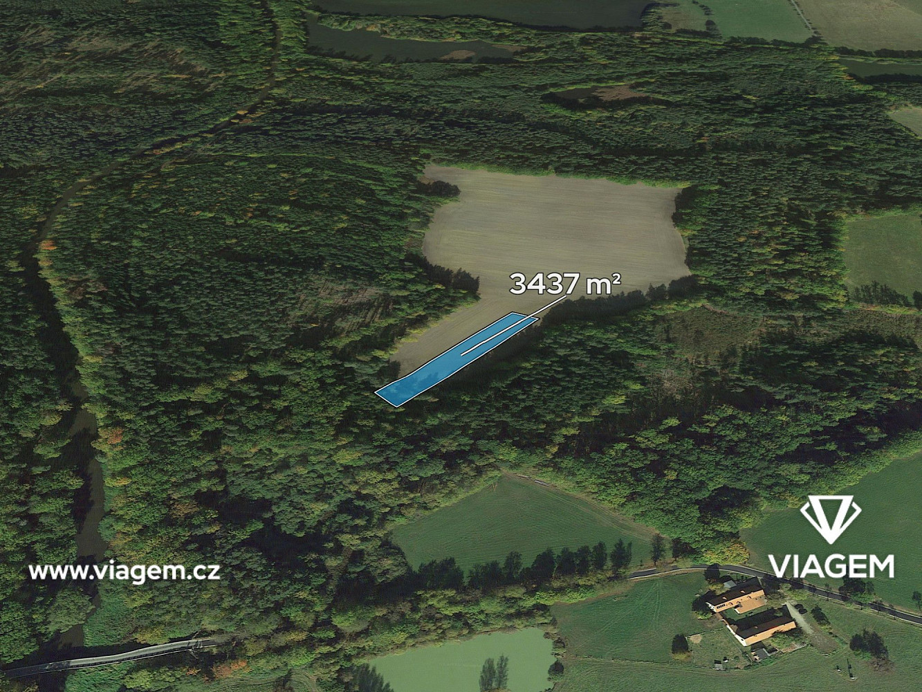 Prodej pole 859 m²
