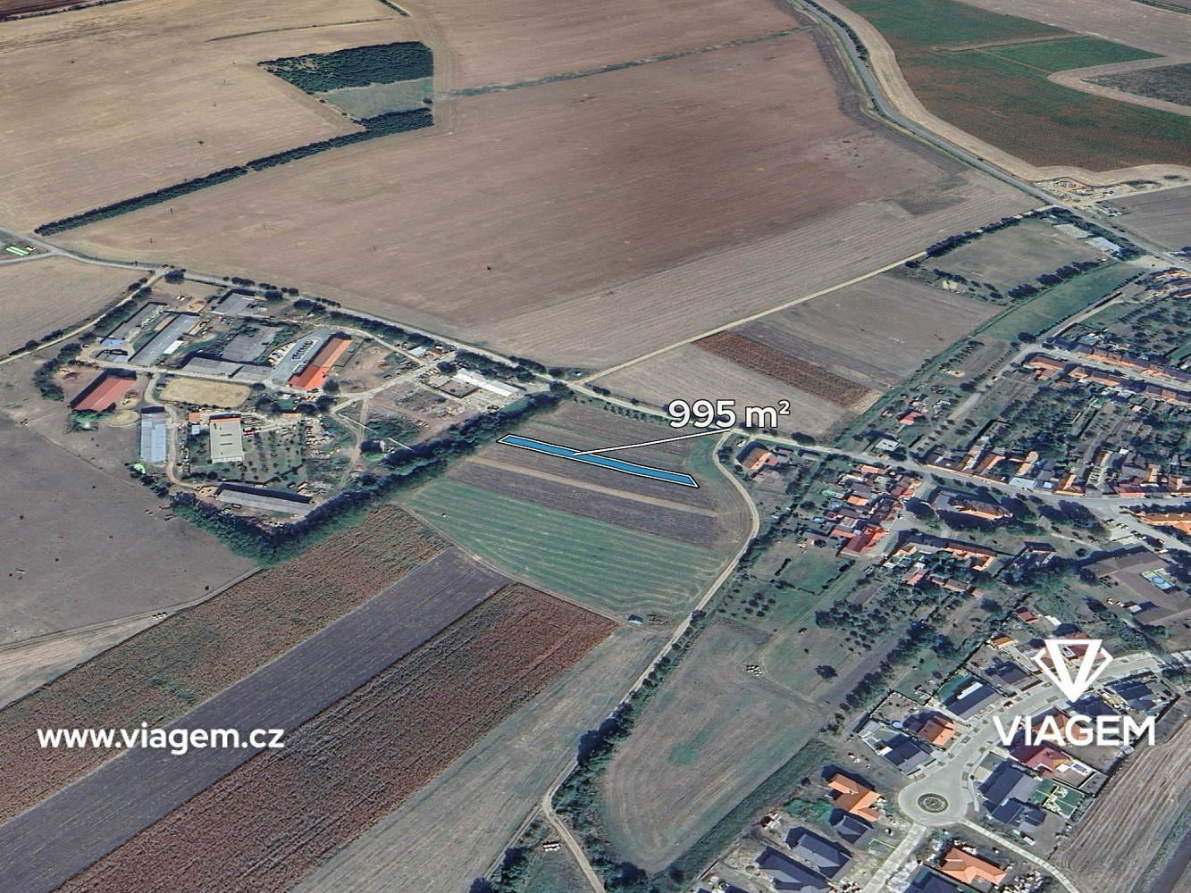 Prodej pole 995 m²