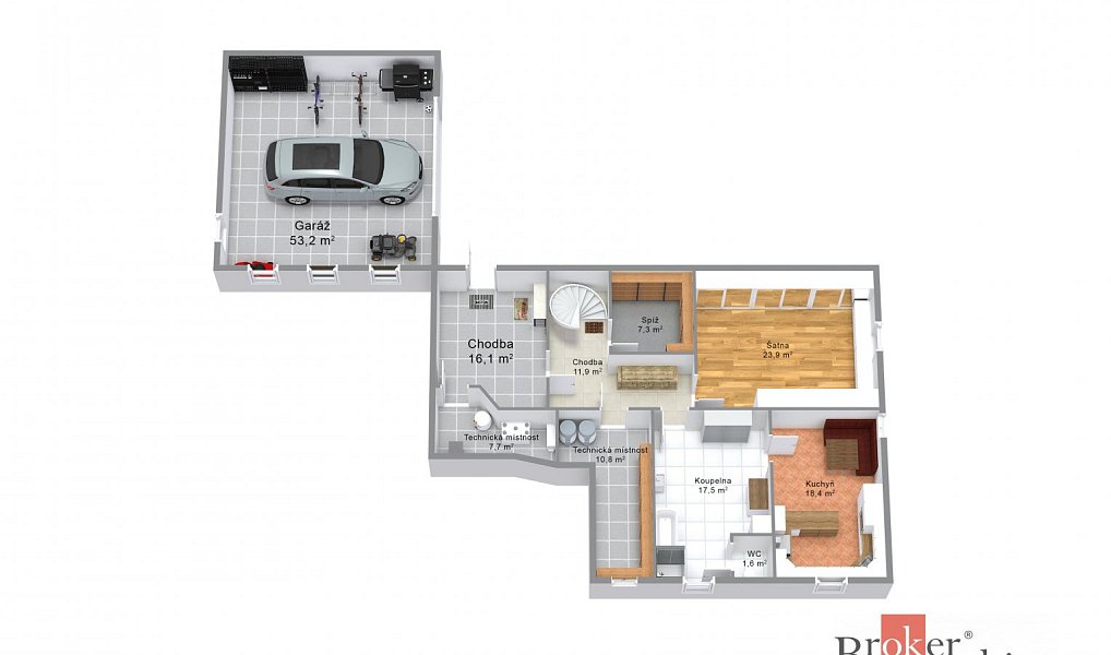 Pronájem domu 388 m² s pozemkem 2 802 m², Karlovy Vary – náhled fotky 31