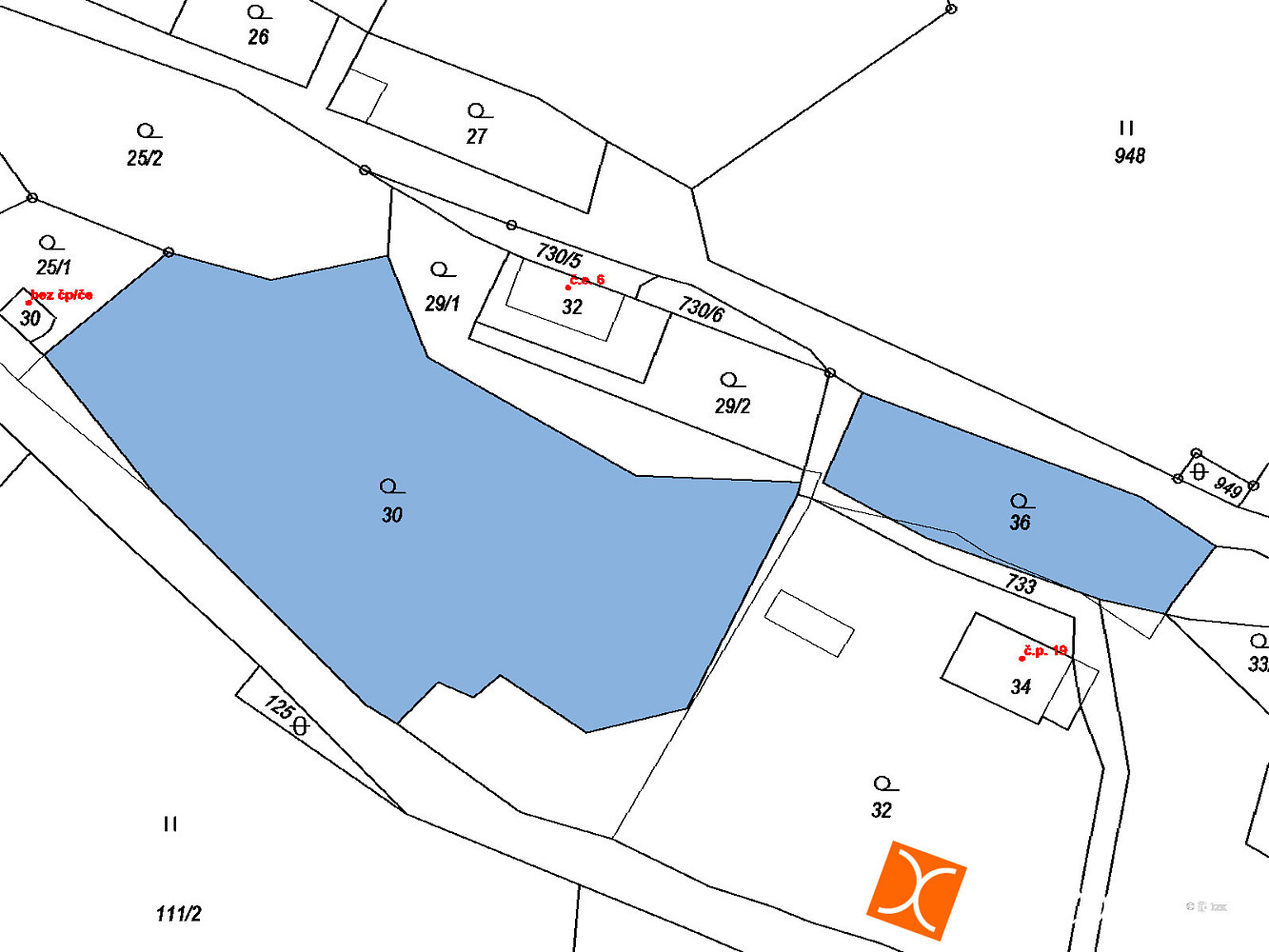 Prodej stavebního pozemku 2 495 m² – fotografie 2