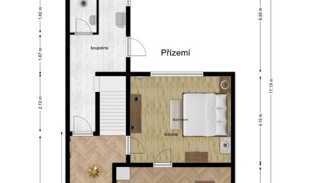 Prodej domu 226 m² s pozemkem 444 m², Bystřany – náhled fotky 27