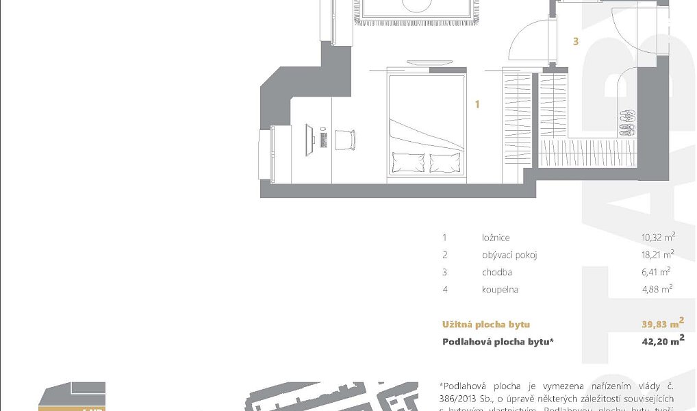 Pronájem bytu 2+kk 40 m², Ostrava – náhled fotky 2