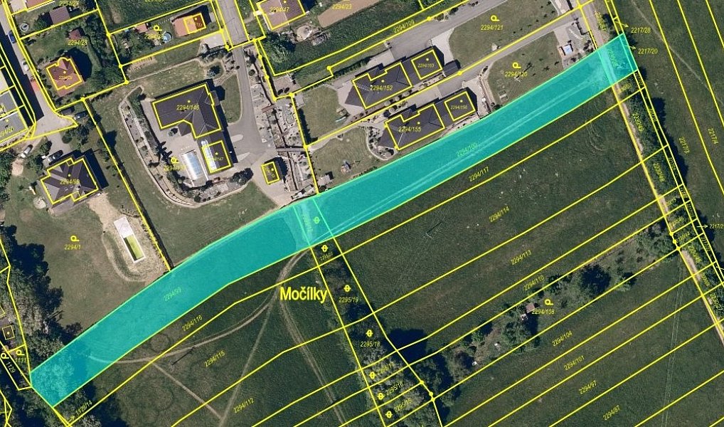Prodej stavebního pozemku 3 329 m², Koryčany – náhled fotky 2