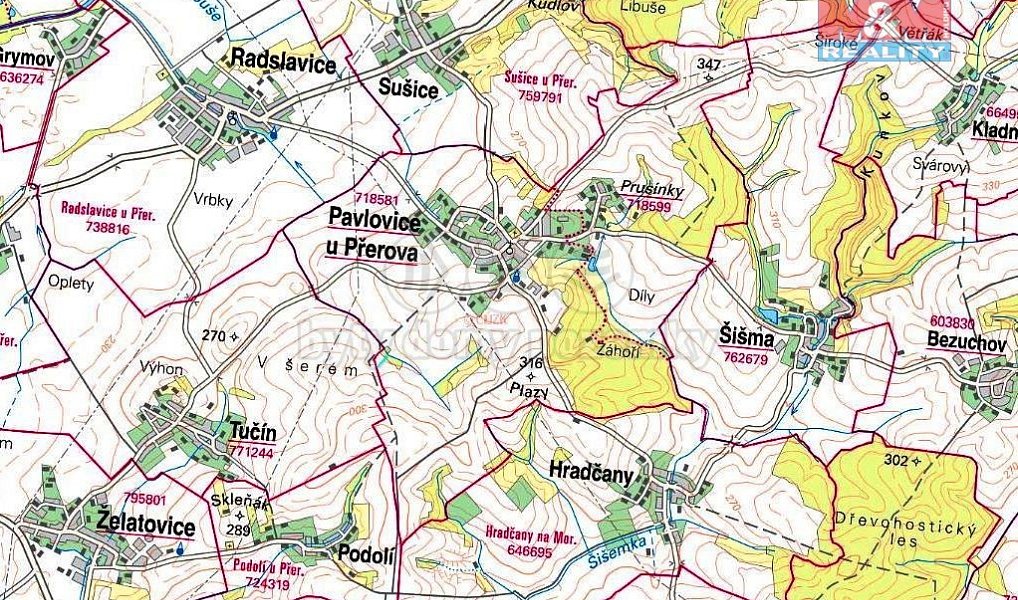 Prodej pole 692 m², Pavlovice u Přerova – náhled fotky 5