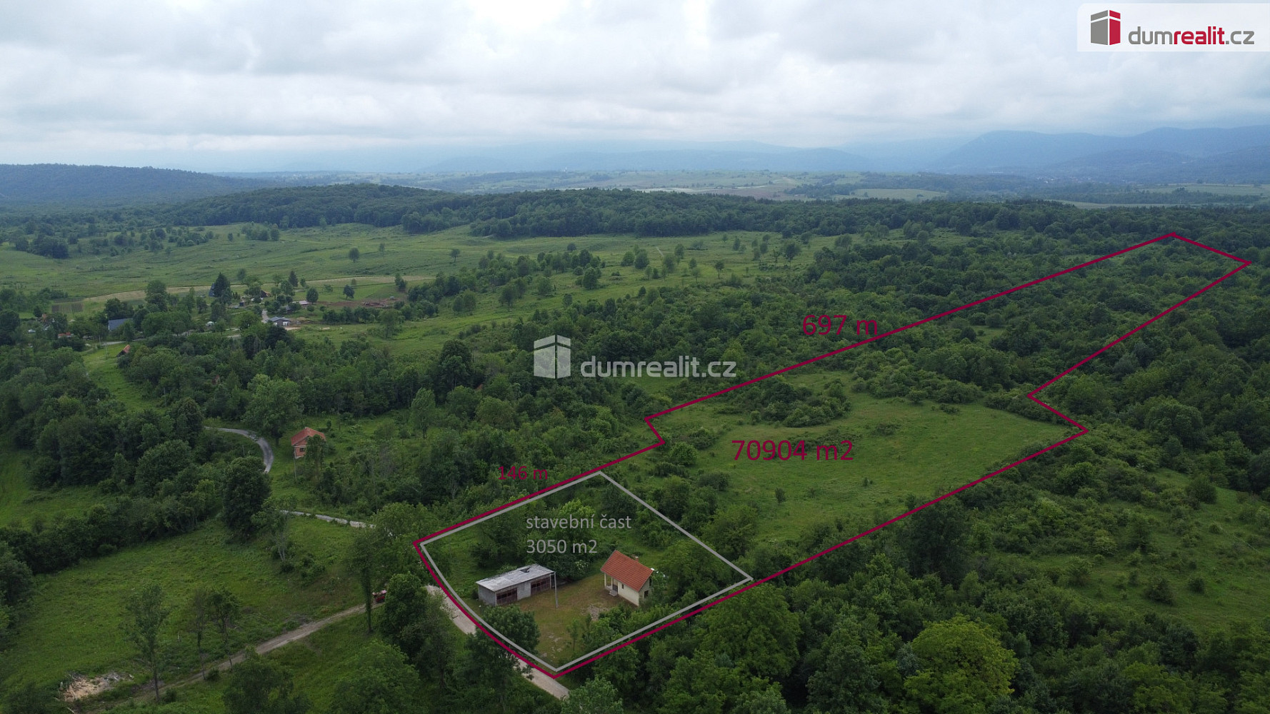 Prodej komerčního pozemku 70 904 m² - Vista 6