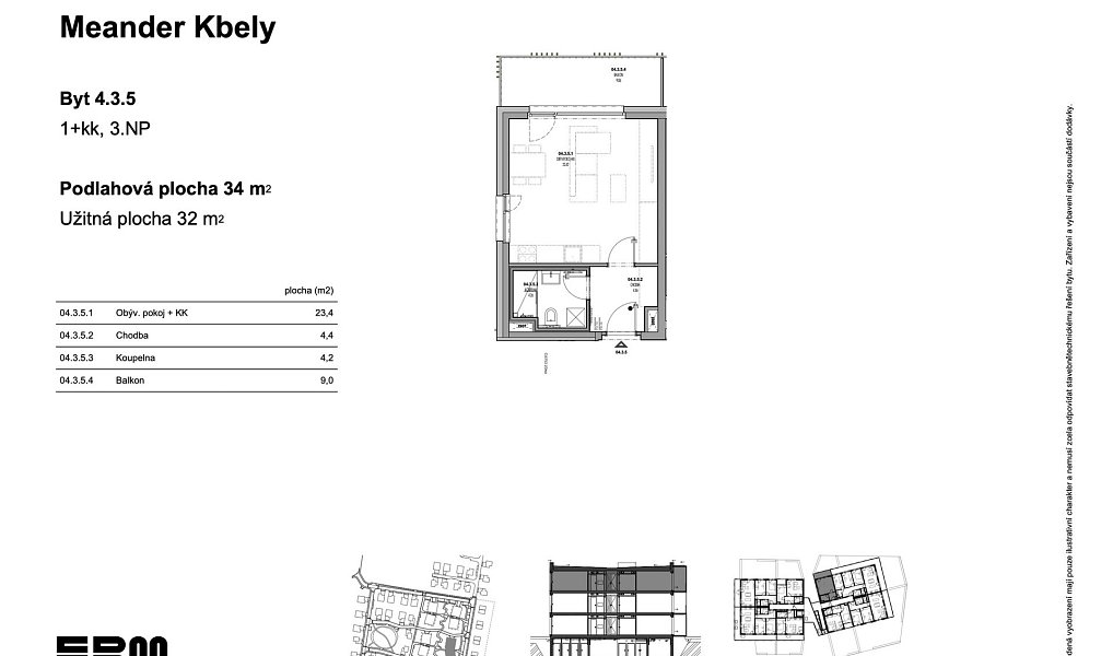Prodej bytu 1+kk 34 m², Praha – náhled fotky 5