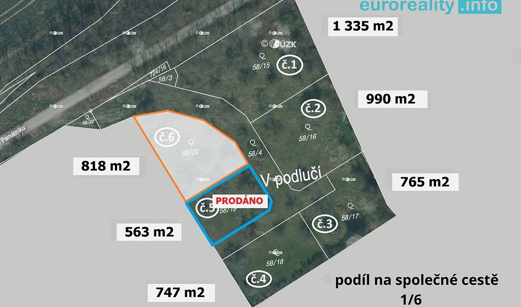 Prodej pozemku, 818 m², Plzeň-město, Plzeň