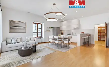 Prodej bytu 2+kk 61 m², Tyršovo náměstí, Hostomice, okres Beroun