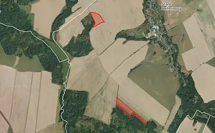 Prodej pole 93 574 m², Staré Heřminovy, okres Bruntál