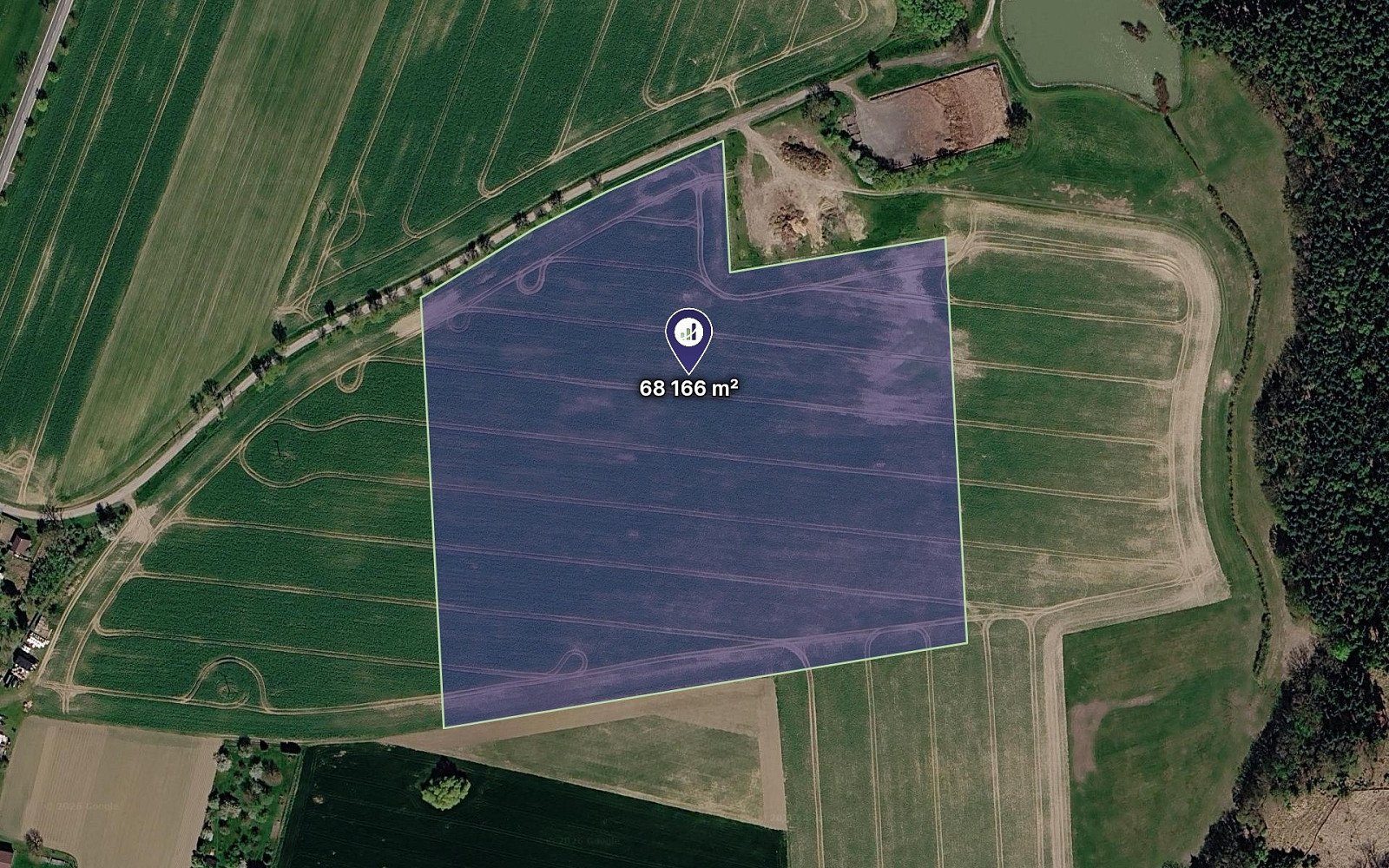 Prodej pole 68 166 m²