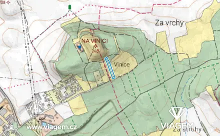 Prodej zahrady 1 505 m², Tři Dvory, okres Kolín