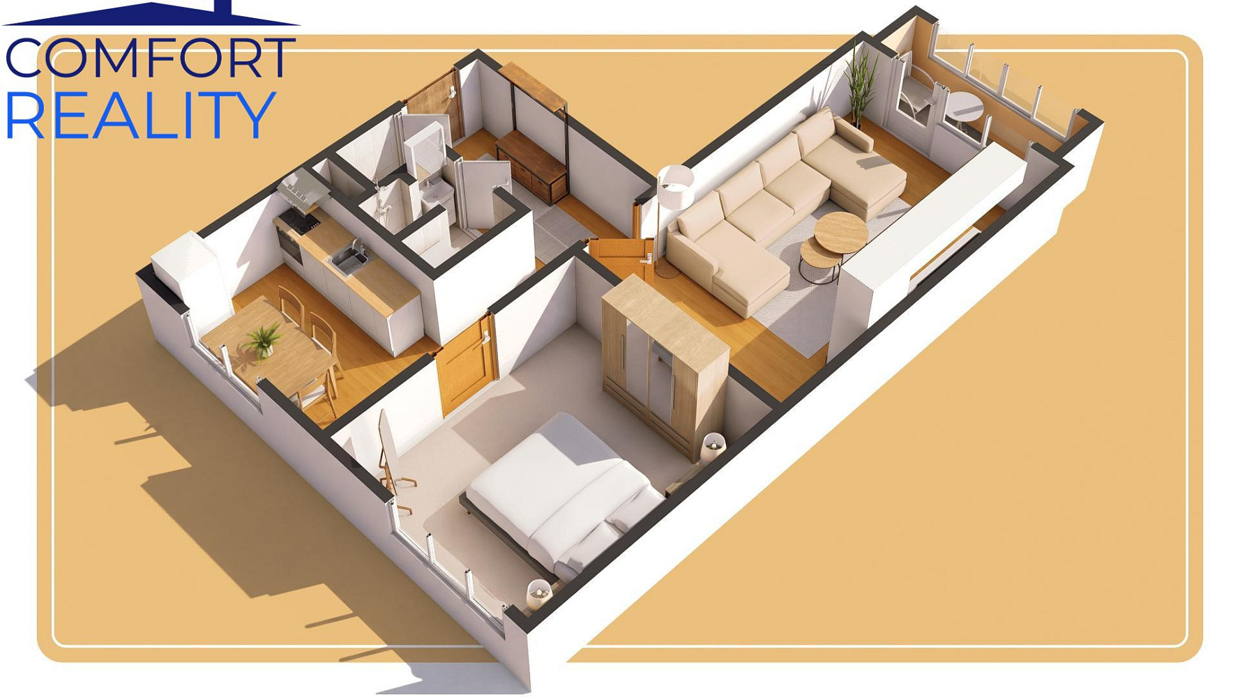 Prodej bytu 2+1 54 m² – fotografie 2
