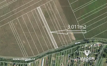 Prodej pole 3 011 m², Ladná, okres Břeclav