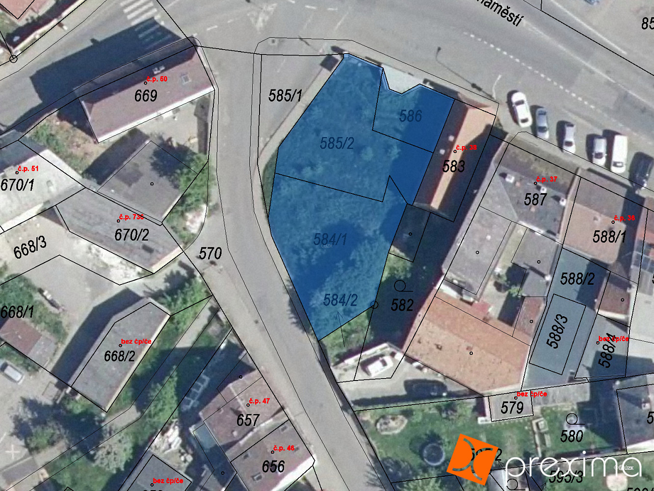 Prodej stavebního pozemku 192 m²