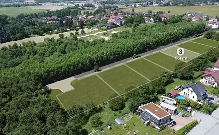 Prodej stavebního pozemku 551 m², Polní, Srubec, okres České Budějovice
