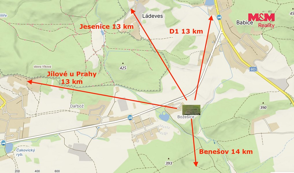 Prodej stavebního pozemku 6 409 m², Řehenice – náhled fotky 7