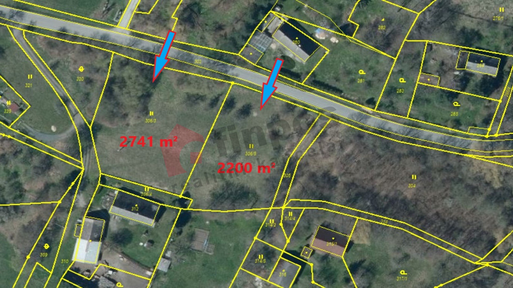Prodej stavebního pozemku 4 941 m² – fotografie 4