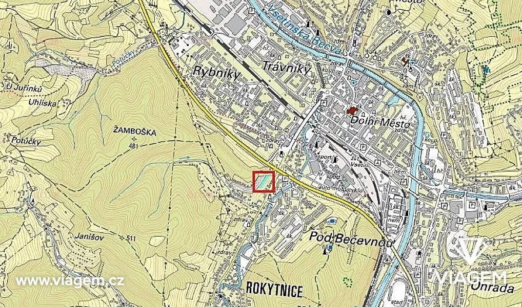 Prodej stavebního pozemku 893 m², Vsetín – náhled fotky 4