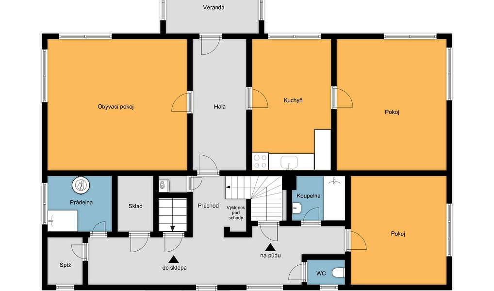 Prodej domu 110 m² s pozemkem 1 184 m², Račetice – náhled fotky 8