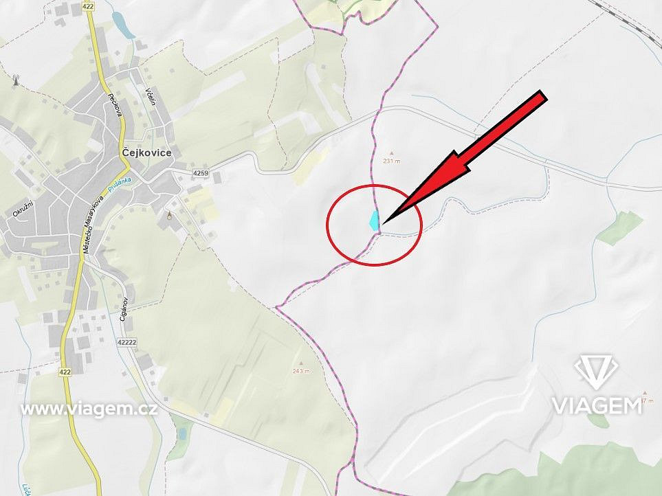 Pole 5 025 m², Podíl 33 % o výměře 1 675 m² – pohled 4