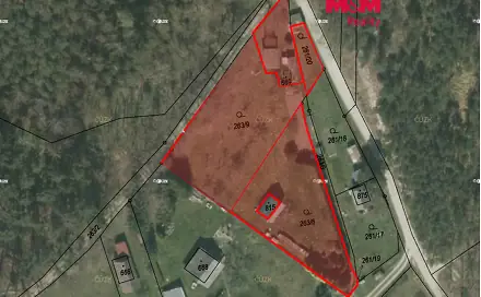 Prodej zahrady 2 503 m², Strakonice