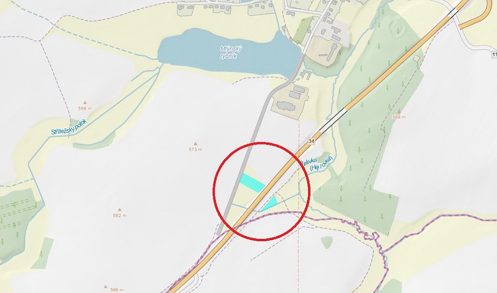 Prodej pole 17 317 m², Ústrašín – náhled fotky 7