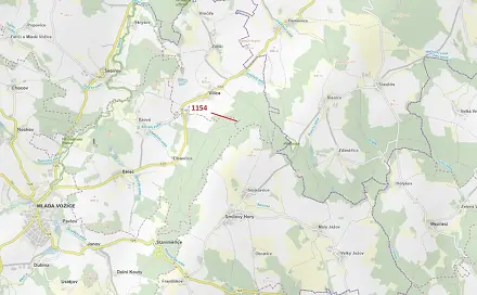 Dražba lesa 2 384 m², Vilice
