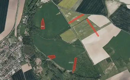 Prodej pole 15 140 m², Chrast, okres Chrudim