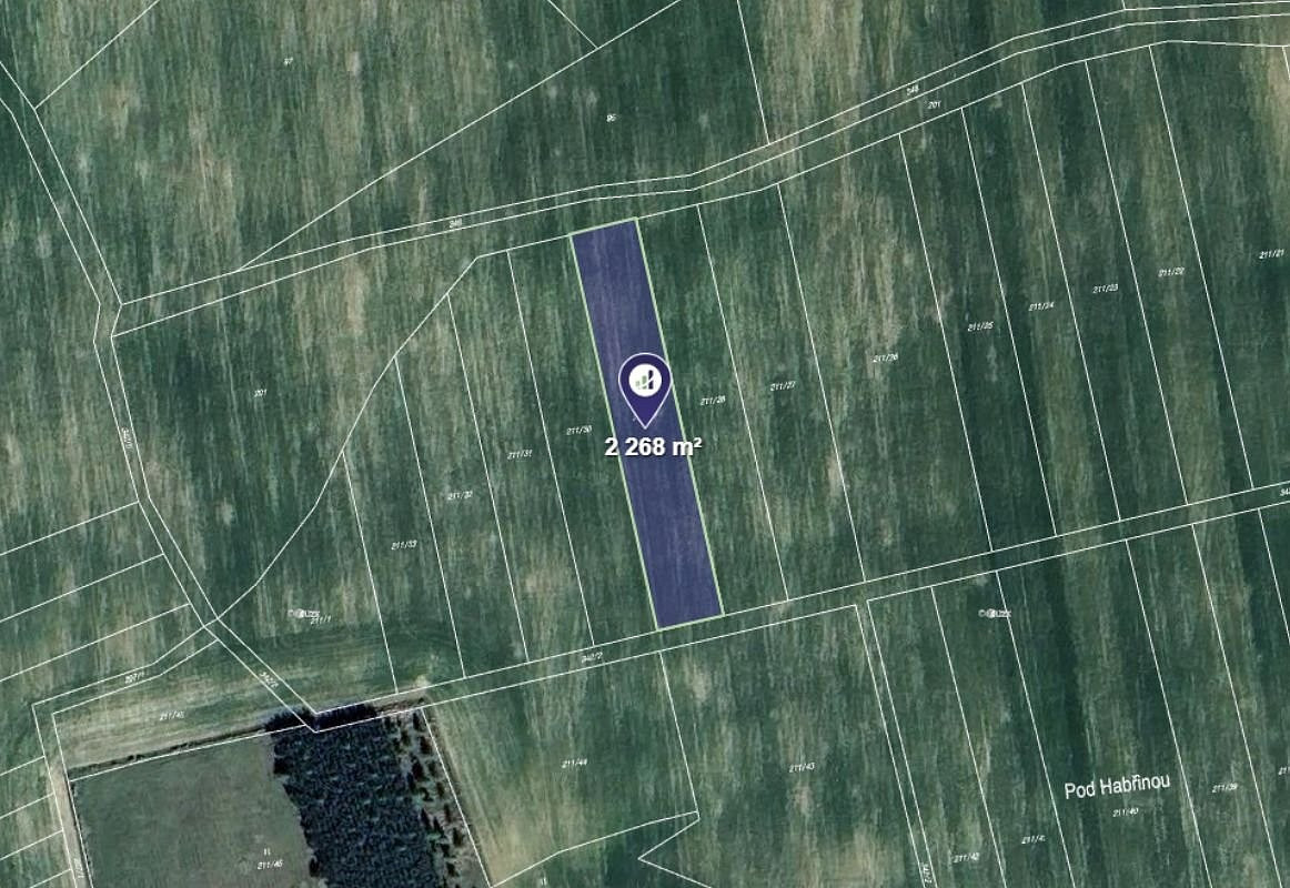 Prodej pole 1 134 m²