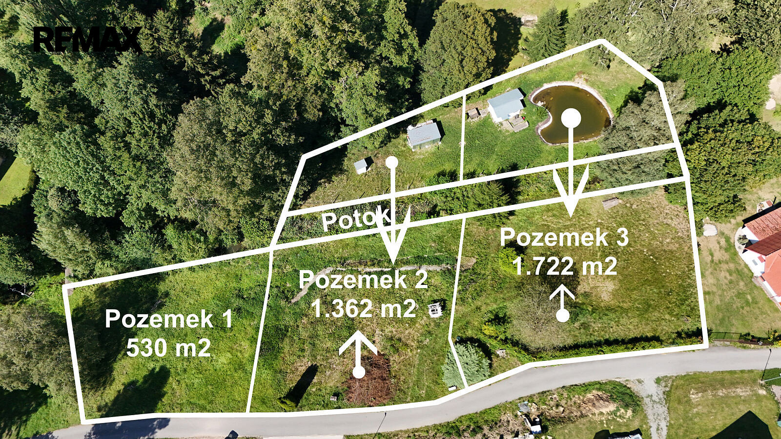 Prodej stavebního pozemku 1 362 m²