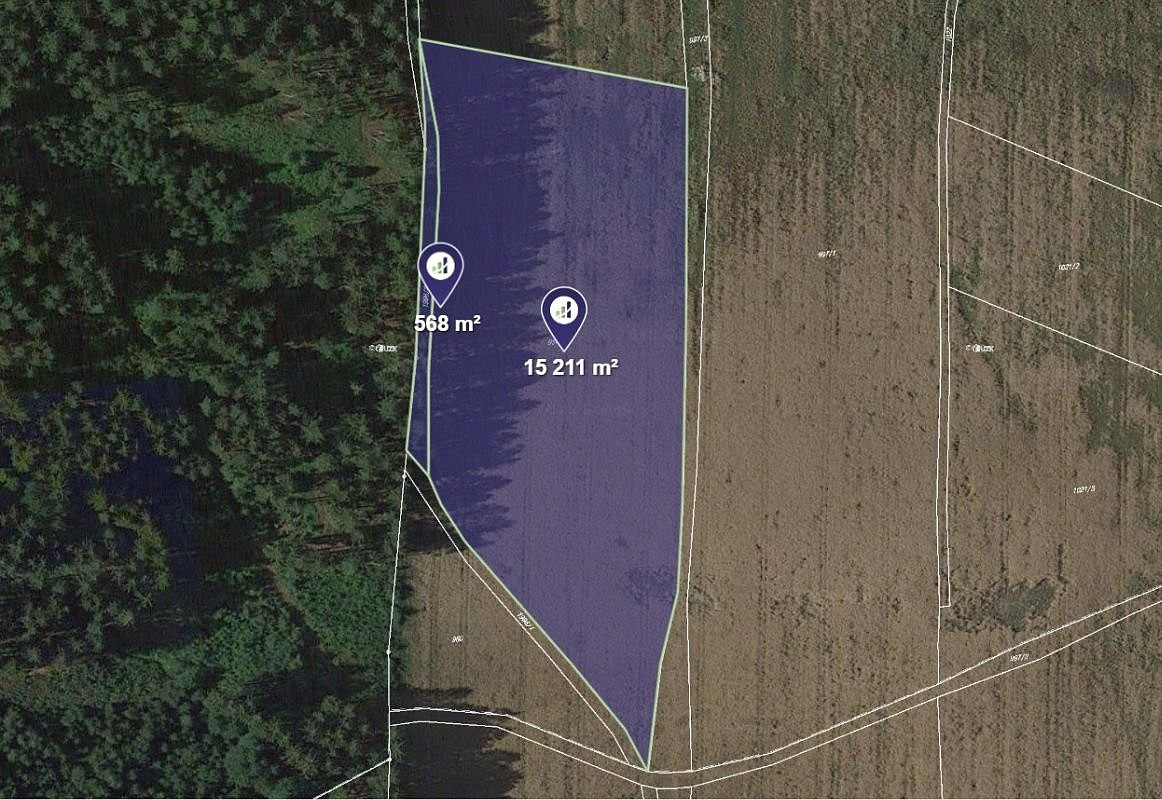 Prodej pole 15 779 m²