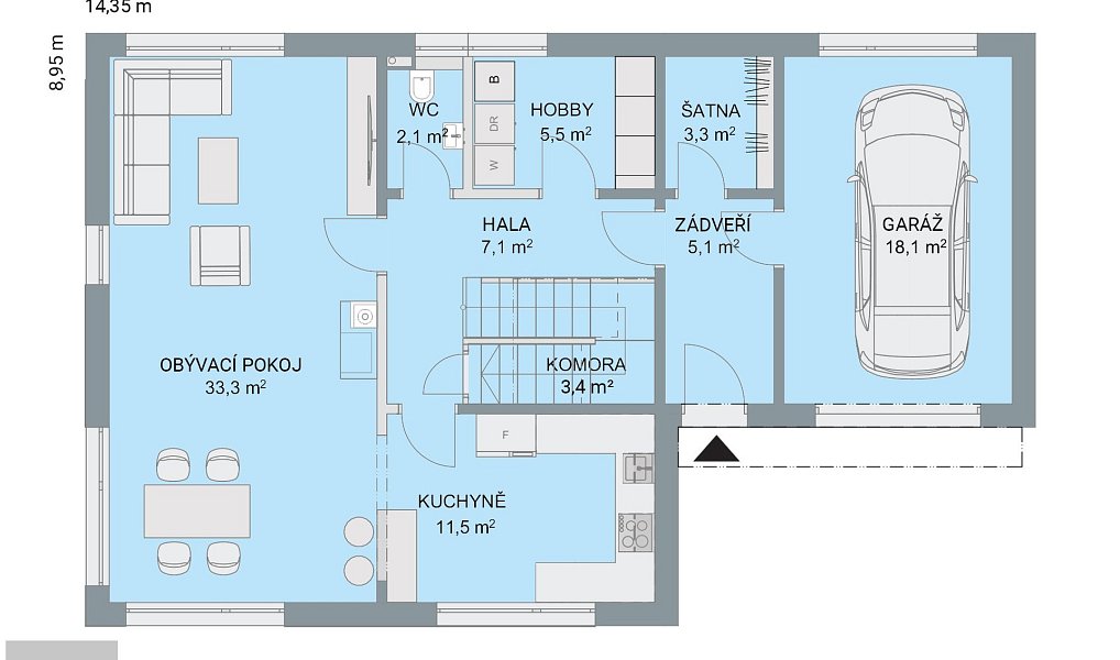 Prodej domu 181 m² s pozemkem 1 000 m², Káraný – náhled fotky 5