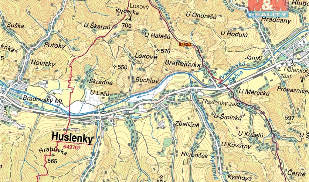 Prodej lesa 4 913 m², Huslenky – náhled fotky 2