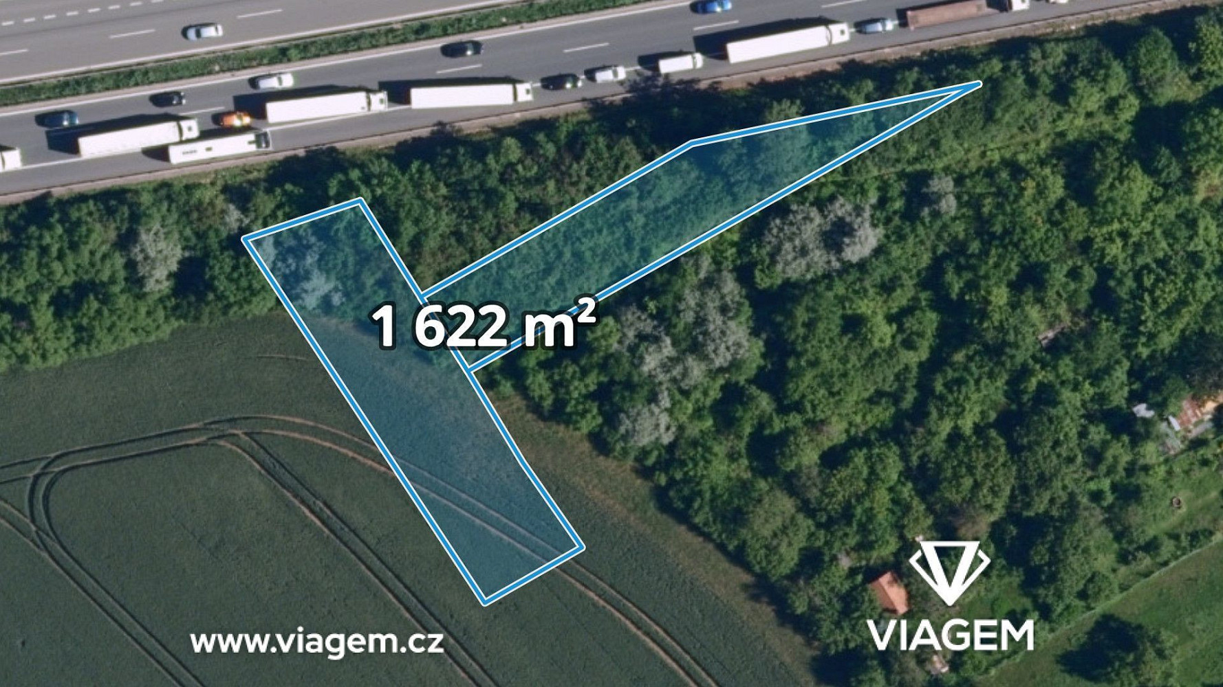 Prodej pole 1 622 m²