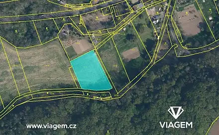 Prodej zahrady 534 m², Bechlín, okres Litoměřice