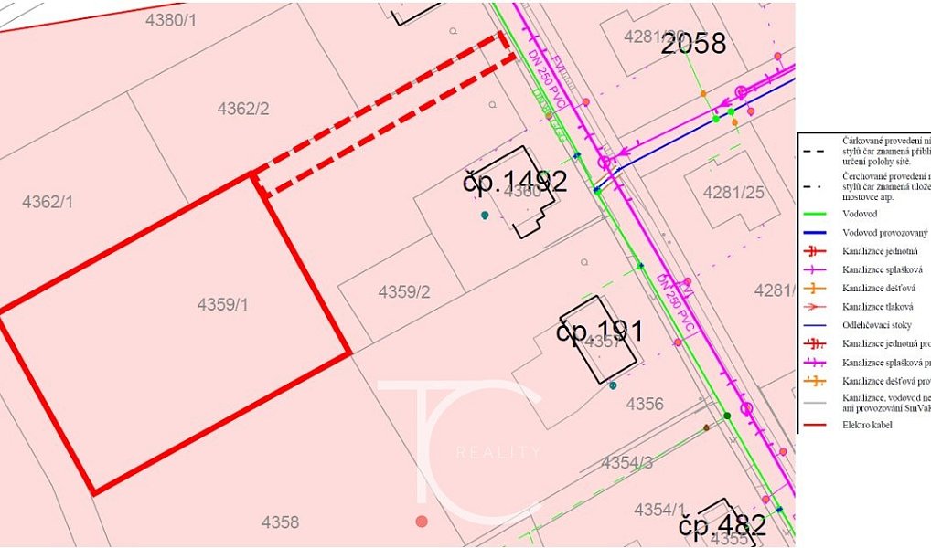 Prodej stavebního pozemku 1 900 m², Petřvald – náhled fotky 2