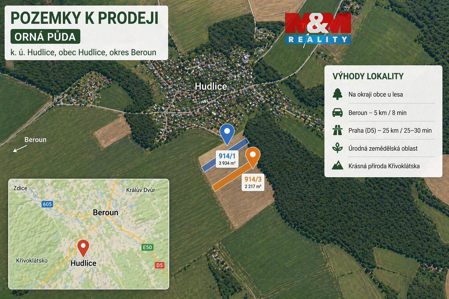 Prodej pole 6 151 m²