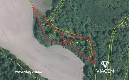Prodej lesa 3 564 m², Vráž, okres Písek
