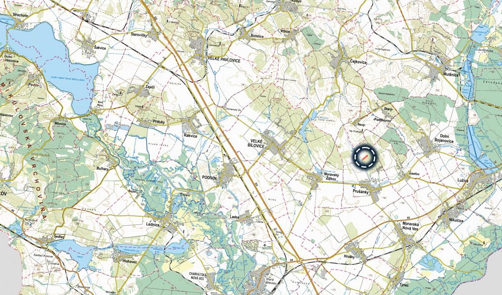 Prodej pole 4 613 m², Prušánky – náhled fotky 3