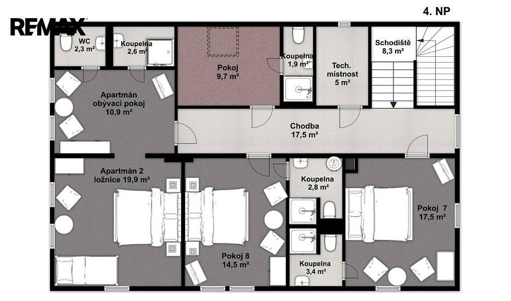 Prodej ubytovacího objektu 435 m², Hřensko – náhled fotky 52