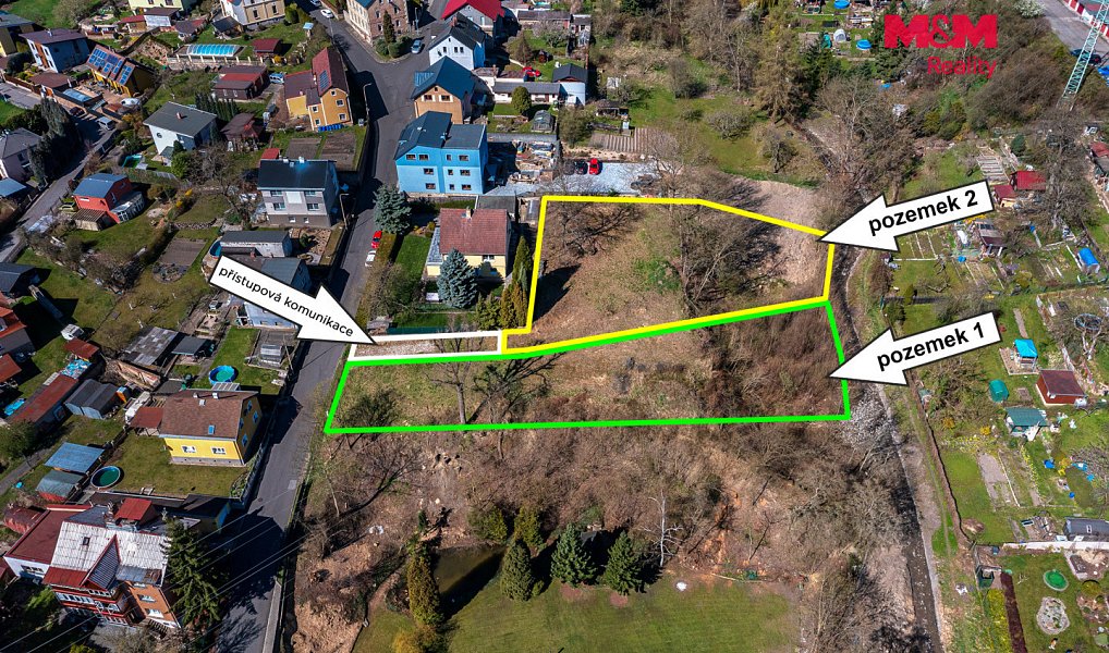 Prodej stavebního pozemku 1 396 m², Děčín – náhled fotky 8