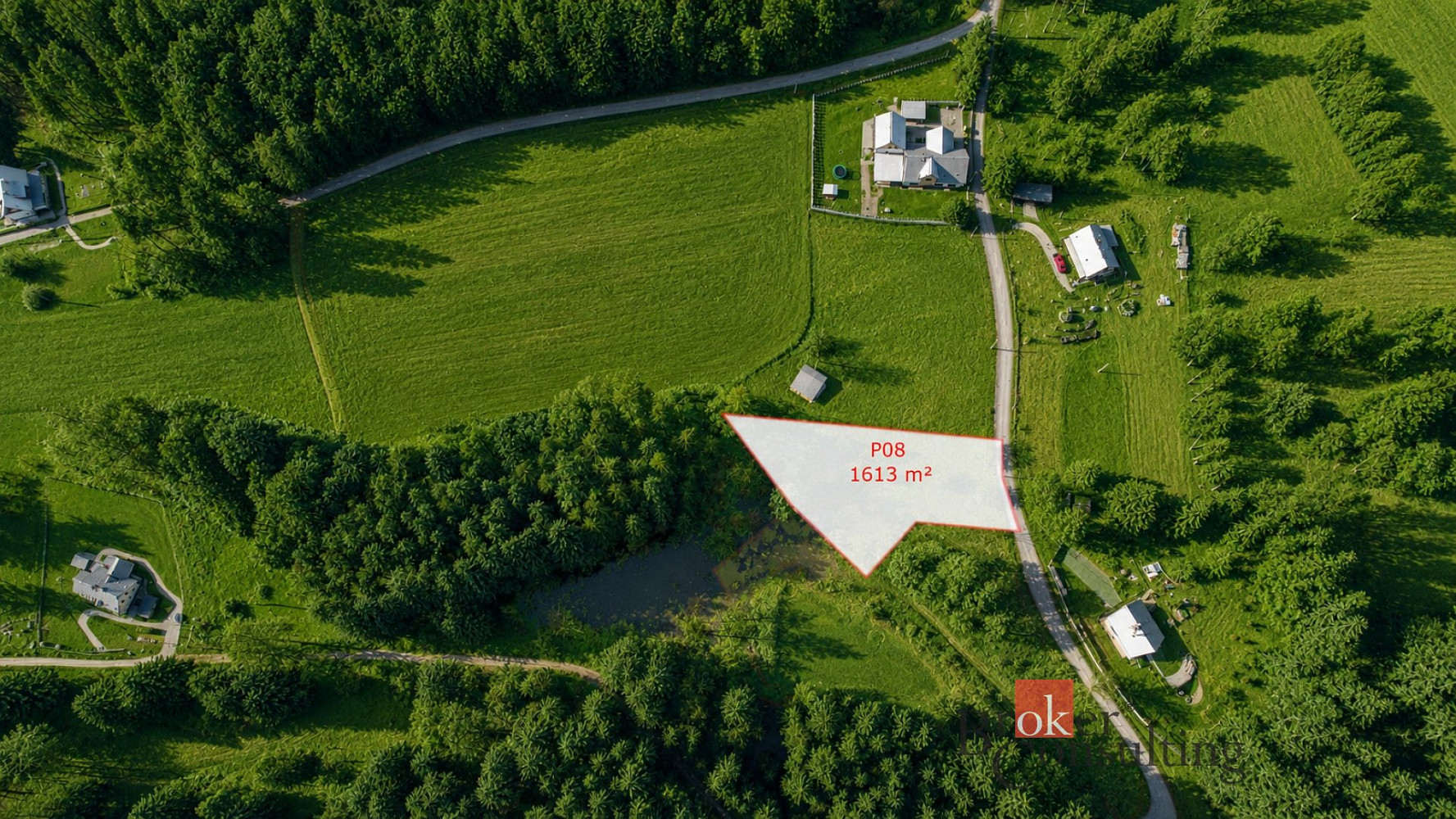 Prodej stavebního pozemku 1 613 m²